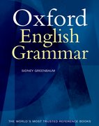 Cover for The Oxford English Grammar