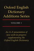 Cover for Oxford English Dictionary Additions Series
