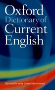 Cover for Oxford Dictionary of Current English - 9780198614371