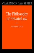 Cover for Philosophy of Private Law