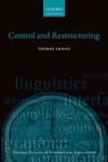 Cover for Control and Restructuring