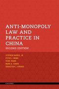 Cover for Anti-Monopoly Law and Practice in China