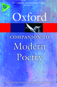 Cover for The Oxford Companion to Modern Poetry
