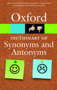 Cover for The Oxford Dictionary of Synonyms and Antonyms