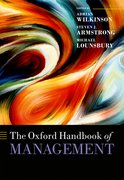 Cover for The Oxford Handbook of Management