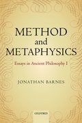 Cover for Method and Metaphysics
