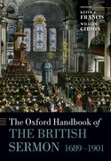Cover for The Oxford Handbook of the British Sermon 1689-1901