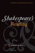 Cover for Shakespeare's Reading - 9780198711698