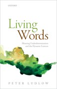 Cover for Living Words