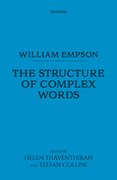 Cover for William Empson: The Structure of Complex Words