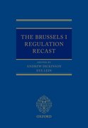 Cover for The Brussels I Regulation Recast