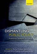 Cover for Dismantling Public Policy