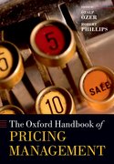 Cover for The Oxford Handbook of Pricing Management