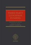 Cover for Third Party Litigation Funding