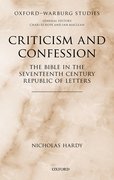 Cover for Criticism and Confession