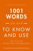 Cover for 1001 Words You Need To Know and Use