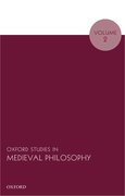 Cover for Oxford Studies in Medieval Philosophy, Volume 2