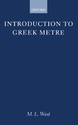 Cover for Introduction to Greek Metre