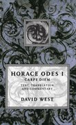 Cover for Horace: <i>Odes</i> I: Carpe Diem