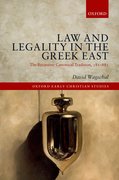 Cover for Law and Legality in the Greek East