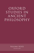 Cover for Oxford Studies in Ancient Philosophy, Volume 47