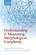 Cover for Understanding and Measuring Morphological Complexity