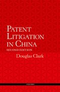Cover for Patent Litigation in China 2e