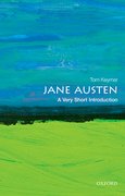 Cover for Jane Austen: A Very Short Introduction - 9780198725954