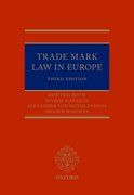 Cover for Trade Marks in Europe: A Practical Jurisprudence 3e