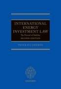 Cover for International Energy Investment Law - 9780198732471