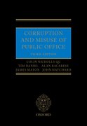 Cover for Corruption and Misuse of Public Office 3e