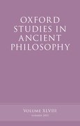 Cover for Oxford Studies in Ancient Philosophy, Volume 48