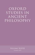 Cover for Oxford Studies in Ancient Philosophy, Volume 48