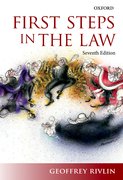 Cover for First Steps in the Law