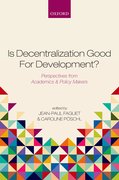 Cover for Is Decentralization Good For Development?