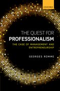 Cover for The Quest for Professionalism
