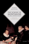 Cover for The School of Montaigne in Early Modern Europe