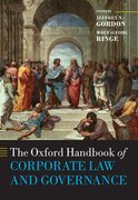 Cover for The Oxford Handbook of Corporate Law and Governance