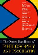 Cover for The Oxford Handbook of Philosophy and Psychiatry