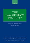 Cover for The Law of State Immunity