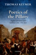 Cover for Poetics of the Pillory