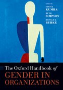 Cover for The Oxford Handbook of Gender in Organizations