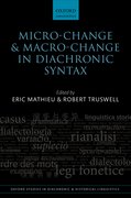 Cover for Micro-change and Macro-change in Diachronic Syntax