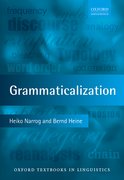 Cover for Grammaticalization