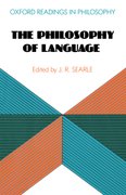 Cover for The Philosophy of Language