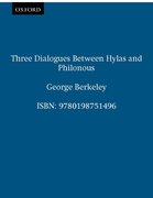 Cover for Three Dialogues between Hylas and Philonous