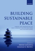 Cover for Building Sustainable Peace
