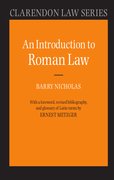 Cover for An Introduction to Roman Law