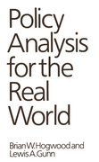Cover for Policy Analysis for the Real World