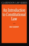 Cover for An Introduction to Constitutional Law